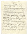 Manuscript Letter, in French, by Prince Vladimir Petrovich Dolgorukov
