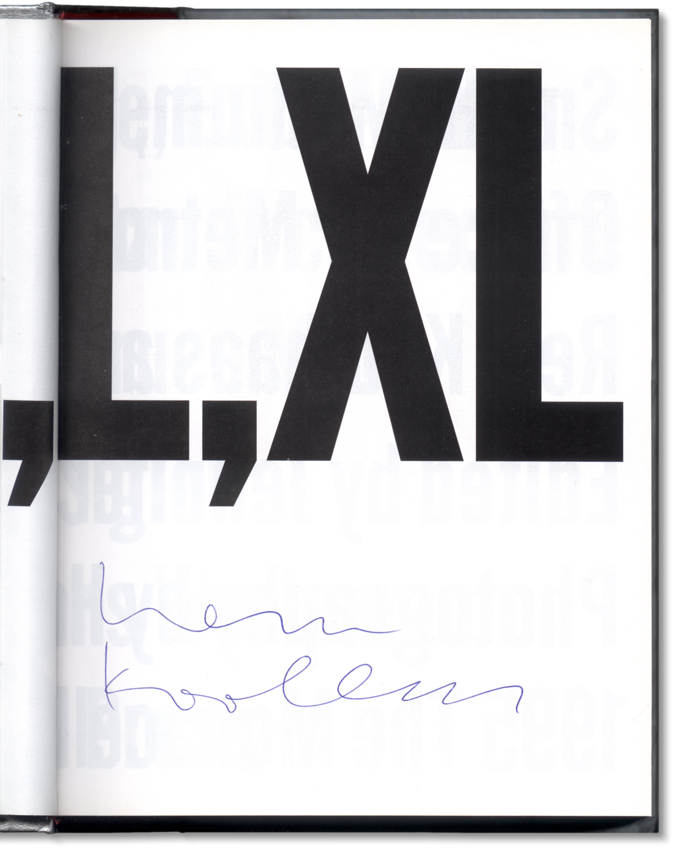 Rem Koolhaas S, M, L, XL by Rem and Bruce Mau KOOLHAAS Signed First
