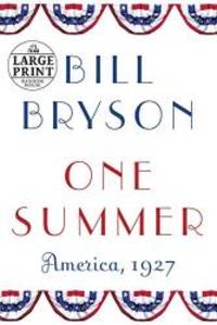 image of One Summer: America, 1927 (Random House Large Print)
