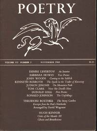 Poetry Vol 113 No 2 by Rago, Henry, ed - 1968