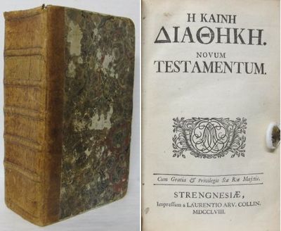 He kaine diatheke. Novum testamentum. cratia &…
