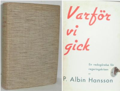 (Ryggtitel:) Socialdemokratiska valskrifter 1936.