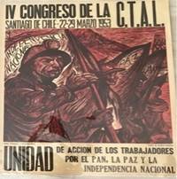 IV CONGRESO DE LA CTAL SANTIAGO DE CHILE...1953. PRIG. 157