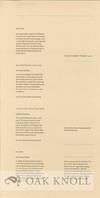Catalogue of Ives Street Press publications