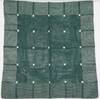 Green "Art Deco" Pocket Square (or Handkerchief) of Carl Van Vechten, with His Nickname "Carlo" Stitched In
