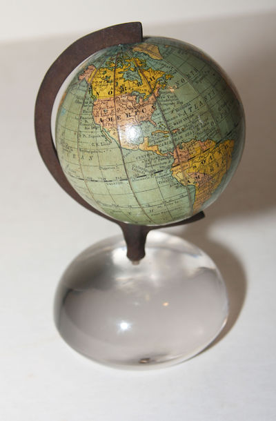Rand McNally & Co.'s New 3 Inch Terrestrial Globe Copyright 1891, by Rand, McNally, & Co