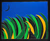 Field with Moon. Lithograph signed and numbered by the artist