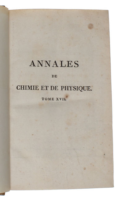 Sur les Mouvemens électro-magnétiques et la théorie du magnétisme. (Traduit par M. Anatole-Riffault). + (André-Marie Ampere et Felix Savary:) Notes relatives au Mémoire de M. Faraday. - [ THE FIRST ELECTRIC MOTOR - INTRODUCING "LINES OF FORCE" AND THE UNIVERSE OF "FIELDS" (FRENCH EDITION).] (photo 2)