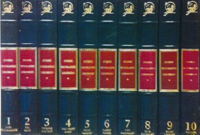 Norsk biografisk leksikon. 1-10. Hovedredaktør:…