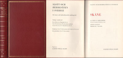SLOTT OCH HERRESÄTEN I SVERIGE. SKÅNE I. Malmöhus…