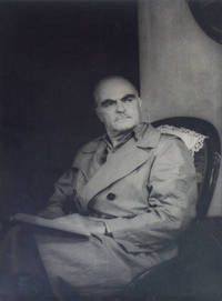 Portrait photograph of Thornton Wilder "as Mr. Antrobus in THE SKIN OF OUR TEETH