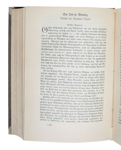 Der Tod in Venedig. Novelle. [In: Die Neue Rundschau. XXIIIter Jahrgang der freien Bühne]. - [TRUE FIRST APPEARANCE OF "THE DEATH IN VENICE"] (photo 3)