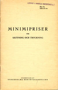 Minimipriser för sättning och tryckning…