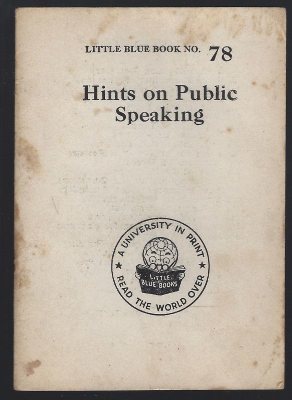 HINTS ON PUBLIC SPEAKING
