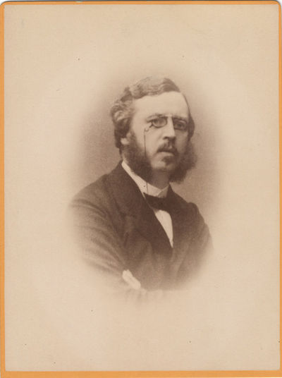 Cabinet card photograph of the Swedish musician and arts administrator