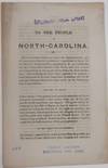 TO THE PEOPLE OF NORTH-CAROLINA