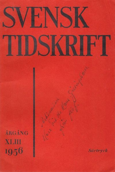 Utrikesutskottet och handelspolitiken. Särtryck…