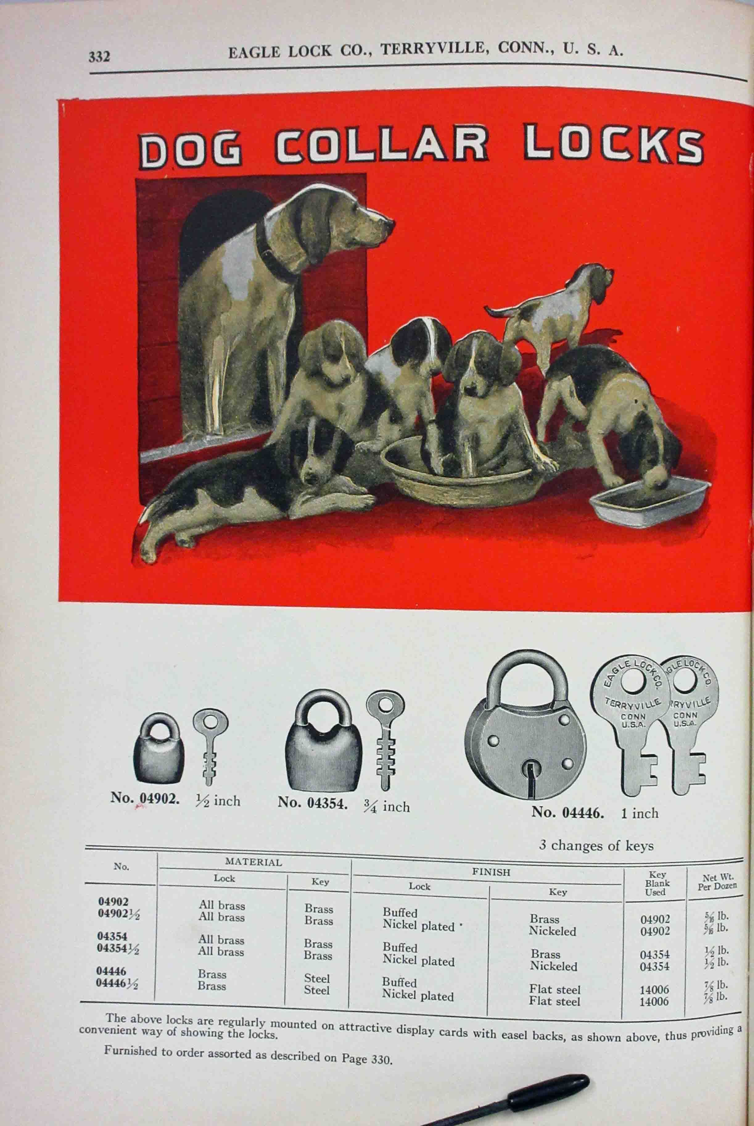 EAGLE LOCK CO. ILLUSTRATED CATALOGUE, VOLUME NO. 46 by Eagle Lock Co