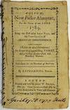 FOLSOM'S NEW POCKET ALMANAC, FOR THE YEAR OF OUR LORD 1789. BEING THE FIRST AFTER LEAP YEAR... CONTAINING (BESIDES THE USUAL CALCULATIONS) AN ACCOUNT OF AN APPROACHING, COMET, AND A VARIETY OF OTHER USEFUL AND NECESSARY MATTERS. CALCULATED FOR THE MERIDIAN OF BOSTON. BY COPERNICUS, PHILO