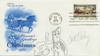 ORIGINAL ART SIGNED, on First Day Cover honoring Christmas 1974, issue stamp, "New York, N.Y., Oct. 23, 1974.