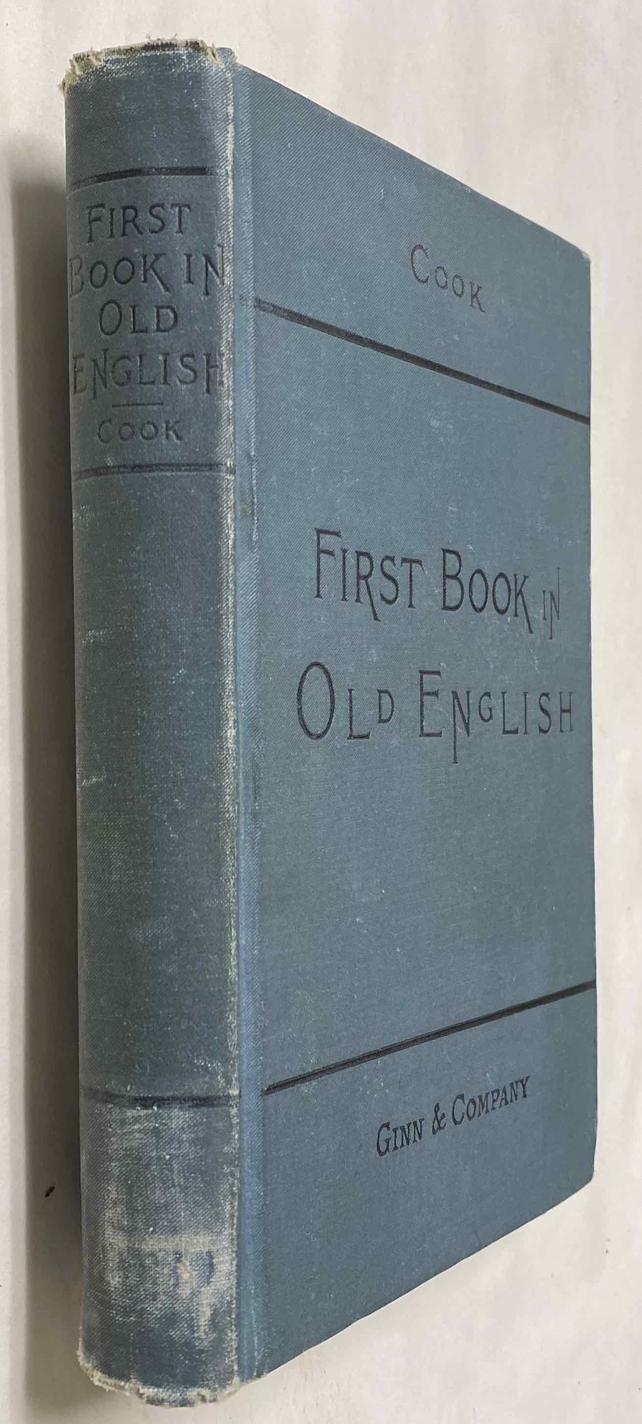First Book in Old English by Albert S. COOK | Hardcover inBlue 