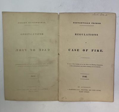 Regulations in Case of Fire. In case of Fire breaking out in the Prison the following arrangements, as far as circumstances may render necessary, are to be observed. (photo 2)