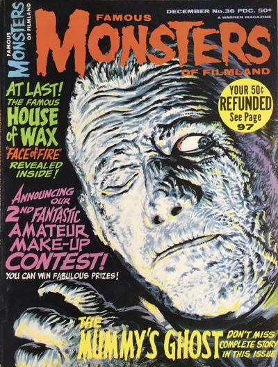 FAMOUS MONSTERS of FILMLAND No. 36 (Dec. 1965) VF by ACKERMAN