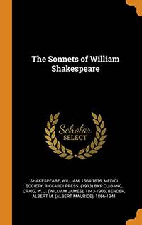 image of The Sonnets of William Shakespeare