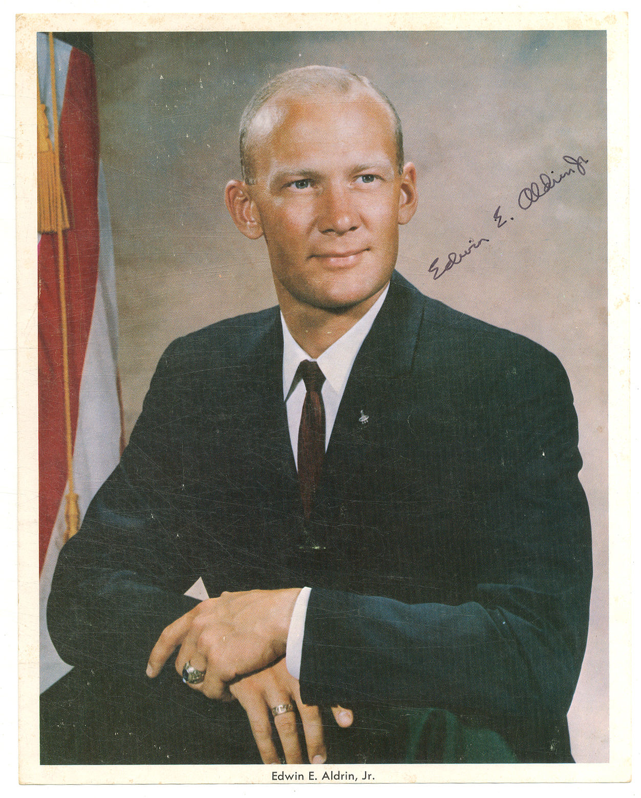 NASA Press Photograph of Edwin (Buzz) E. Aldrin Jr