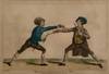 Four Hand-Colored Fencing Prints from "L'Ecole des Armes" (1763) Handsomely Framed