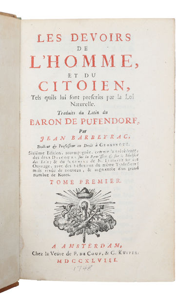 Les devoirs de l'homme, et du citoien, tels…