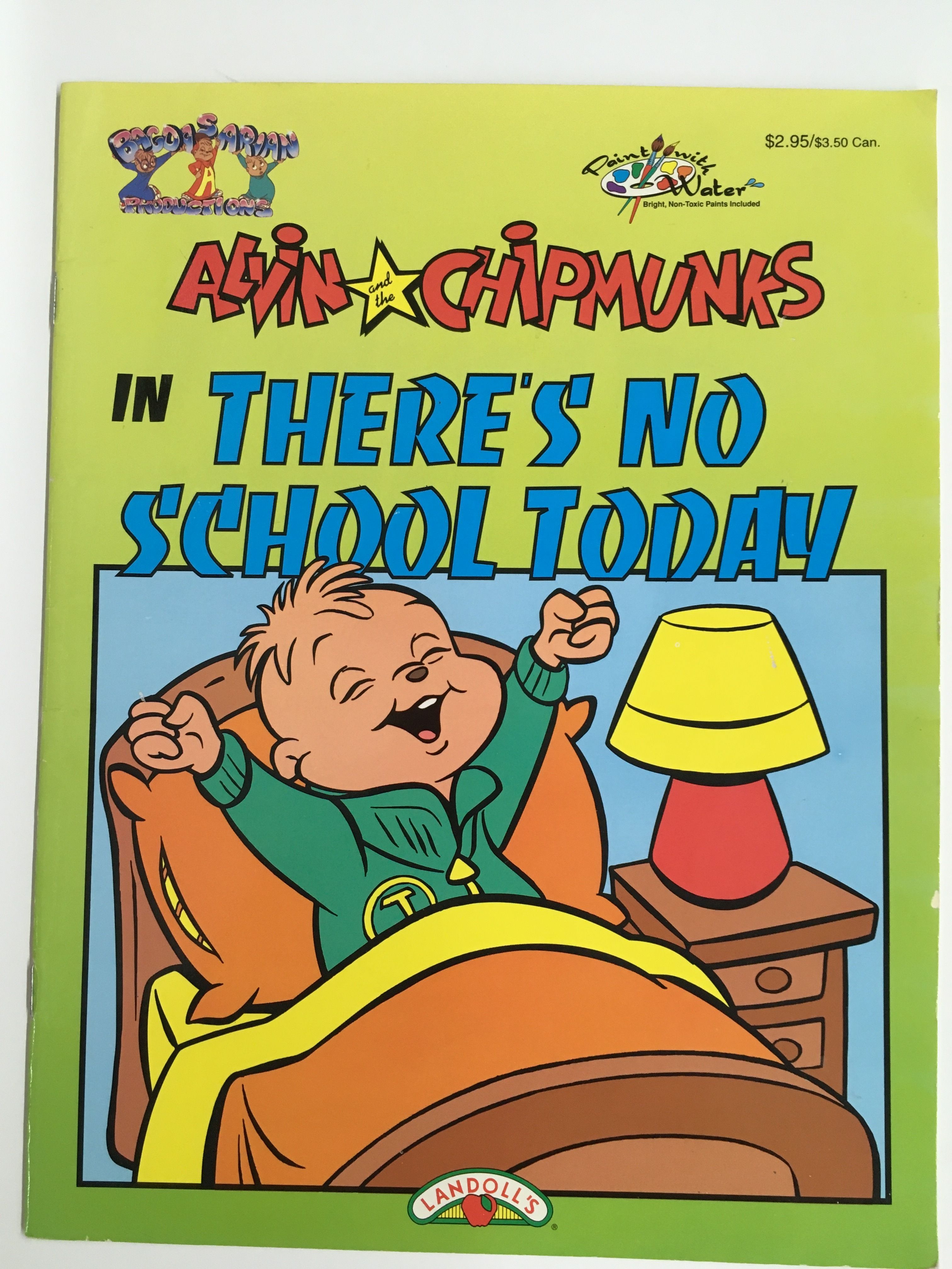Alvin and the Chipmunks in There's No School Today 1996 | Landoll