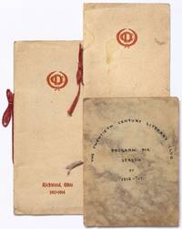 (Archive): Ohio Club Calendars for Adult Activities in the 1910s