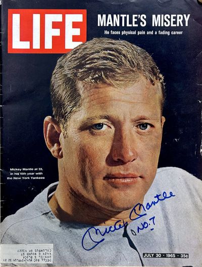 Life Magazine July 30, 1965 (Mantle's Misery)