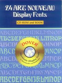 image of 24 Art Nouveau Display Fonts (CD-ROM and Book)