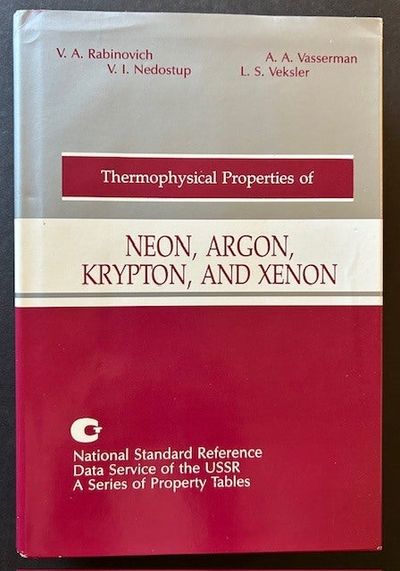 Thermophysical Properties of Neon, Argon, Krypton, and Xenon