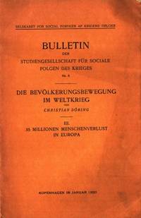 Die Bevölkerungsbewegung im Weltkrieg Heft III.…