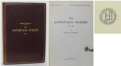 Om panthafvares vårdplikt m. m.