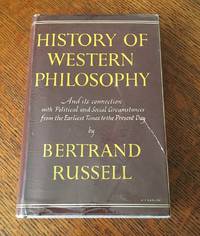 cover of HISTORY OF WESTERN PHILOSOPHY. And its connection with political and social circumstances from the earliest times to the present day