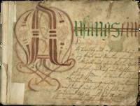 Alphabet Book (Calligraphy Sample Book); In German, Decorated Manuscript On Paper - Used Books