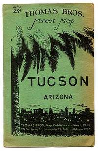 Thomas Bros. Street Map Tucson Arizona