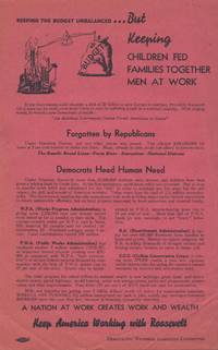 Fifteen Broadsides Promoting the Reelection of Franklin Roosevelt