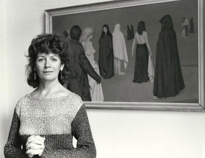 EDNA O’BRIEN [ca. 1970s-84] Set of 3 Italian photos
