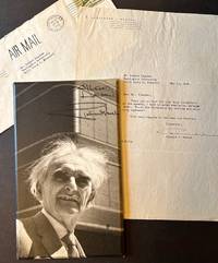 Signed Photograph and Letter