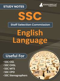 Study Notes for English Language - Topicwise Notes for CGL, CHSL, SSC MTS, CPO and Other SSC...