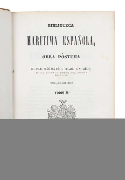 Biblioteca Maritima Espanola, Obra posthuma. 2 Tomos. (photo 4)