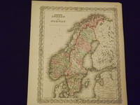 Colton's Map of Sweden and Norway