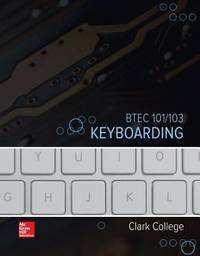 Gregg College Keyboarding & Document Processing (GDP); Lessons 1-60 Text