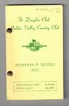 Ft. Douglas Club. Hidden Valley Country Club Membership Roster 1963
