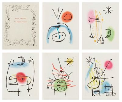 La Bague d’aurore. With a dry point and with 5 original etchings by MIRÓ